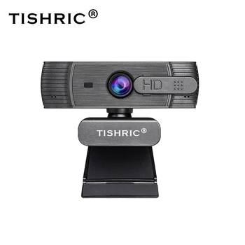 TISHRIC T200 Kamera 1080P Web Kamera Su Mikrofonu Full HD Kompiuterio USB Kamera Webcam PC Auto Focus Stabdžių Žvilgtelėti Web Cam