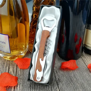 Medienos Daugiafunkcį Vyno peilis, kamščiatraukis, vyno atidarytuvas, vyno corkscrews nemokamas pristatymas gali būti išgraviruotas nemokamai pakavimo, dovanų dėžutėje