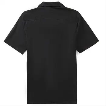 Charlie Harper Marškinėliai Vertikaliai Dryžuotas Marškinėliai Vyrams 50 Rockabilly Marškinėliai Mygtuką Žemyn Medvilnės Marškinėliai trumpomis Rankovėmis Vintage Suknelė