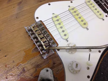 Rory Gallagher Parašas Reliktas elektrine gitara, rankų darbo Alksnis įstaiga