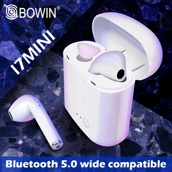 BOWIN Belaidžio i7mini TWS aukštos kokybės garso kokybės sporto triukšmo mažinimo 5.0 belaidė laisvų rankų įranga 