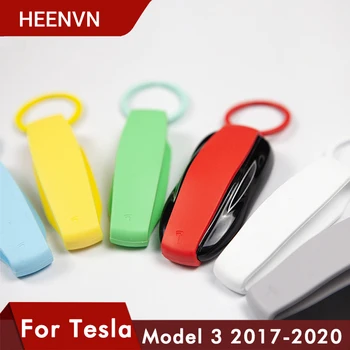 Heenvn Model3 Automobilio Raktas Atveju Padengti Tesla Model 3 Protector 