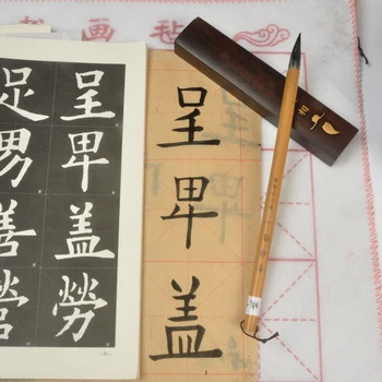 4pcs/set Kinų Kaligrafijos Teptuku Suaugusiųjų Kelis Plaukų Šepetys Pen Nustatyti Caligrafia Tinta Kinija Kinų Kaligrafijos Rašymo Teptukai
