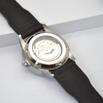 Corgeut Prekės 41MM mens watch sidabro atveju mėlyna dail šviesos rankas žuvėdra judėjimo mechaninė automatinė laikrodžiai vyrams Naujas