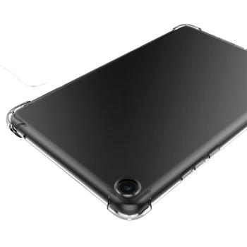 Tabletę Galinio dangtelio Huawei MediaPad T5 8.0 10.1 atveju Skaidrus, Minkštos TPU Padengti Huawei t5 10.1 8.0 colių atveju