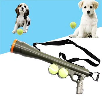 Pet žaislas pistoletas mokymo šuo paleidimo paleidimo ginklą nuotolinio greitai žvilgsnio švietimo žaislas teniso paleidimo