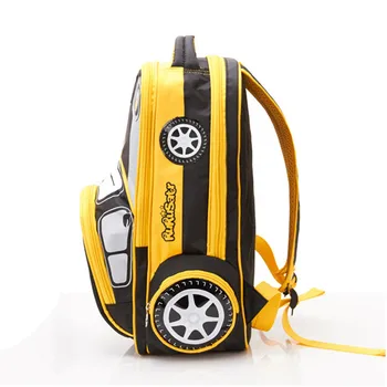 Animacinių filmų 3D automobilių mokyklos krepšiai berniukai Ortopedinė kuprinė atspari Vandeniui Vaikų schoolbags vaikai pečių maišą mochilas escolares infantis