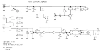 Rinkinio QRM Eliminator X-Etapas (1-30 MHz) HF juostų 1MHz iki 30MHz