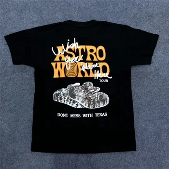 N Astroworld Scott Travis Išskirtinis Housto Tee marškinėliai Wen 1:1, Geriausias Kokybe T shirts Viršuje Tees Travis Scott marškinėliai