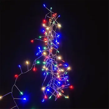 2M 5M Vario Viela, LED String Šviesų Fejerverkas Pasakų Girliandą Šviesos Kalėdų Langą Vestuves su baterijomis