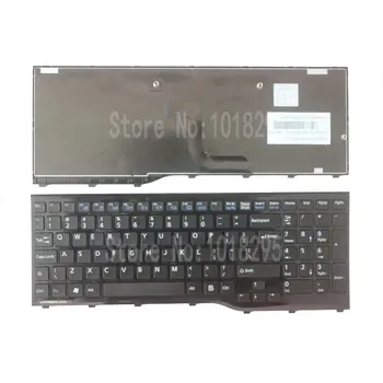 Naujas US Klaviatūra Fujitsu Lifebook AH552 CP581751-01 CP611954-01 UI nešiojamojo kompiuterio klaviatūra JUODA