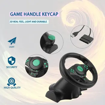 180 Laipsnių Sukimosi Žaidimų Vibracijos Lenktynių Vairas Su Pedalais, Skirtas XBOX 360 PS2 PS3 PC USB Automobilinis Vairas