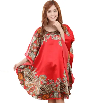 FZSLCYIYI Karšto Pardavimo Vasaros Mados Lady Skraiste Kinijos Moterų Viskozė Vonia Suknelė Yukata Pižamą Naujovė Spausdinti Naktį Suknelė