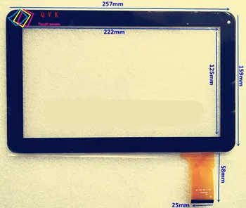 Juoda Balta 10.1 colių Polaroid Pearl MIDC410 Capacitive touch ekrano skydelio remontas, pakeitimas atsarginės dalys