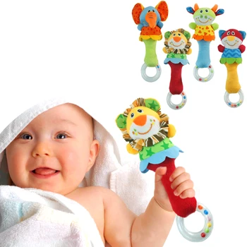 2 Mėnesių-3 Metų Kūdikių Žaislai Barškučių Mobiliojo Mielas Gyvūnų Pliušinis Žaislas Kūdikiui, Naujagimiui Švietimo Minkšti Žaislai Vaikams, Vaikiška