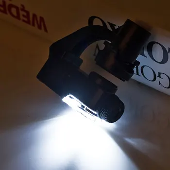LED Įrankiai Priartinimas 90X Makro Objektyvo Mobiliojo Telefono Mikroskopu Didinamasis Stiklas Su Mikro Kamera Įrašo Optinis Priartinimas didinamasis stiklas