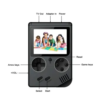 400 Žaidimai MINI Game Boy Nešiojamų Retro Rankinės 8 Bitų Vaikų Nostalgiškas Grotuvai, Vaizdo Konsolės Vaikas Nostalgiškas GameBoy
