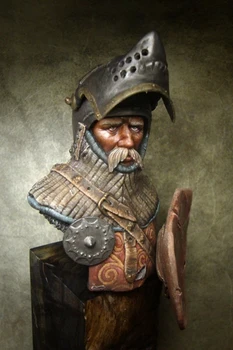 1/10 senovės žmogus su shield krūtinė Dervos pav Modelis rinkiniai Miniatiūriniai gk Unassembly Unpainted