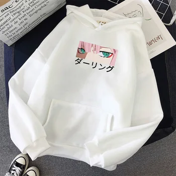 Japonijos populiarus anime nulio mergina akis spausdinti anime hoodie 2020 m. rudens ir žiemos gatvėje drabužius ilgomis rankovėmis šilta palaidinukė