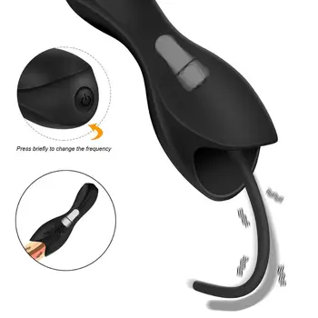 Šlaplės Dilator 2020 Naujas Silikoninis Varpos Plug Blizgesys Vibratorius Šlaplės Užraktas Skambėjo Dilators Gėjų Sekso Žaislas Fetišas Vyrų Varpos Žaislai