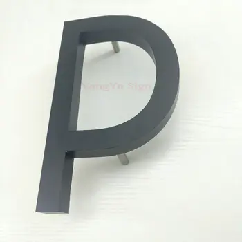 Custom 3D nerūdijančio plieno metalo raidės ženklas billboard vardo raidę signages