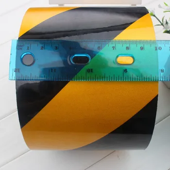 10cm pločio juostos įspėjimo 40 metrų roll lipnios juostelės atspindinčios raudona balta geltona mėlyna žalia ir dviejų spalvų