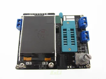 LCD GM328A Tranzistorius Testeris Diodų Talpą, ESR Įtampos Dažnio Matuoklis PWM Kvadratinių Bangų Signalo Generatoriaus, SMT Litavimo