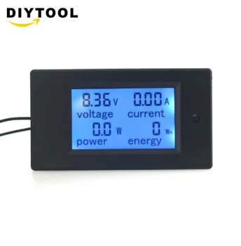 100V DC/100A LCD Ekranas Skaitmeninis Srovės Įtampos Elektros Energijos Skaitiklis Multimetras Ammeter Voltmeter