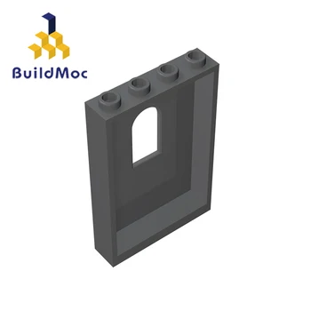 BuildMOC 60808 Pultas 1 x 4 x 5 Su Langas, Statyba Blokai, Dalys 