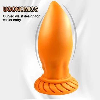 Super Didžiulis Minkštas Silikoninis Analinis Kaištis Chrizantemų Išangę Expander Suaugusiųjų Sekso Produktai Big Butt Plug Erotika Dildo Sekso Žaislai Moterims