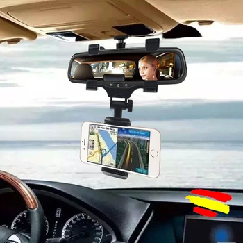 PARAMA Java galinio vaizdo Mirro UNIVERSALUS 360 ° automobilių GPS iPhone SAMSUNG