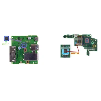 10 vnt IC Chip Vaizdo plokštė maitinimo Jungiklis, Baterijos Įkrovimo Chip M92T17 M92T36 BQ24193 PI3USB Garso ir Vaizdo Kontrolės IC