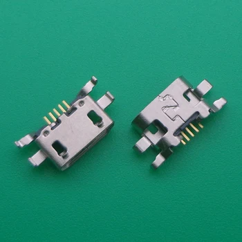 100vnt Micro USB mini 5pin Jungtis, Mobilus Įkrovimo prievadą Motorola Moto C Plius XT1723 XT1724 Remontas, pakeitimas
