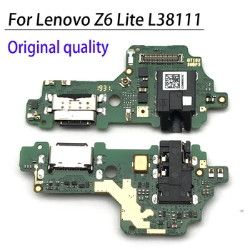 Micro USB, Įkroviklio Jungtį Įkrovimo lizdas Mikrofono Flex Kabelis, atsarginės Dalys, Lenovo Z6 Lite L38111
