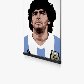 Argentinos Komanda Futbolo Žvaigždė Diego Maradona Portretas, Plakatų Ir Grafikos Drobė Meno, Sporto Sienos Nuotraukas Namuose, Dekoratyviniai Paveikslai