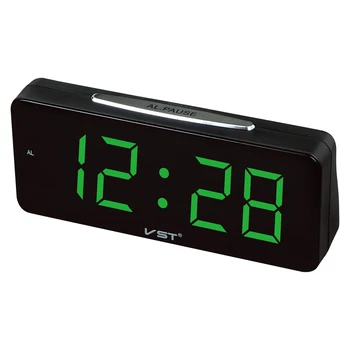 Didelis skaičius elektroninių darbalaukio Skaitmeniniai Laikrodžiai žadintuvai ES Kištukas AC maitinimo Stalo Laikrodžiai Su 1.8 Didelis LED Ekranas, namų dekoro D