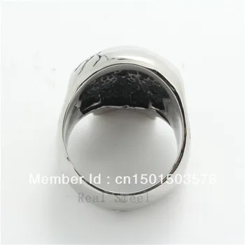 JAV ir Europoje Stiliaus Mados Piršto Žiedai 316L Nerūdijančio Plieno Blogio Kaukolės Žiedas Vyrams