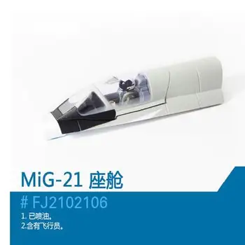 Kabinos rinkinys Freewing Mig-21 Mig21 80mm epf rc reaktyvinio lėktuvo modelį