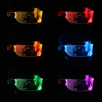 Ateities technologijos Apšviestas akinius, baras, naktinis klubas etapo rezultatus gogo lumious šalies Cosplay akiniai