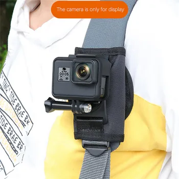 Kuprinė Peties Fotografavimo Įrašą Dirželį Pritvirtinkite Fiksuotojo Sagtis su 360 Laipsnių Pasukimo už GoPro 9 Insta360 vienas r/OSMO VEIKSMŲ