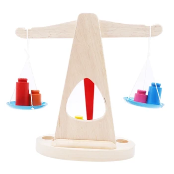 Mediniai Balansas Masto Žaislas Montessori Svėrimo Skalės Sensorinėmis Ankstyvojo Ugdymo Balansavimo GameGame Žaislai Ikimokyklinio Mokymo Žaislai