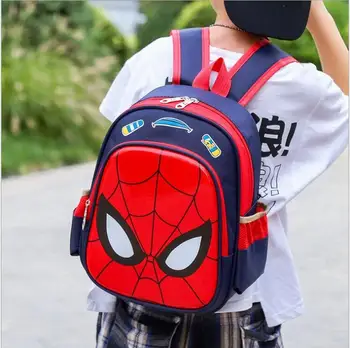 Disney Vaikai, žmogus-voras Kuprinės Super herojai Mokyklos Maišą 3D Kūdikių Berniukų Kuprinė Vaikams, Vaikams, Cartoon Mokyklos Krepšiai