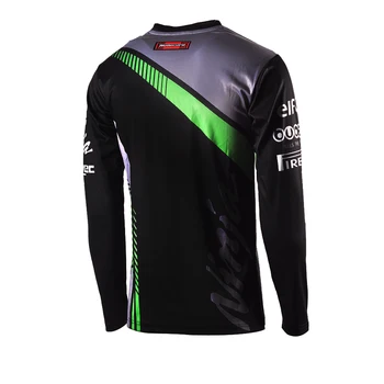 2018 MOTO Komanda Long Sleeve T-shirt už Kawasaki Motociklų Lenktynių Mococross MX Ninja marškinėliai Jersey