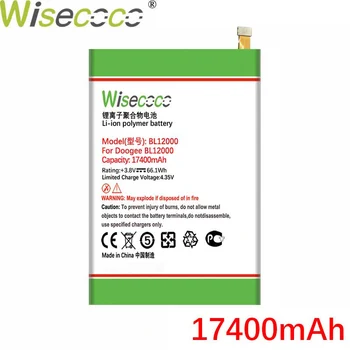 WISECOCO 17400mAh Baterija Doogee BL 12000 BL12000 Pro Telefonu Naujausias Gamybos Aukštos Kokybės Baterija+Sekimo Kodas