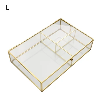 Geometrinis skaidraus Stiklo Papuošalai, Dėžutės Papuošalams Organizatorius Turėtojas Stalo Sultingi L5YE