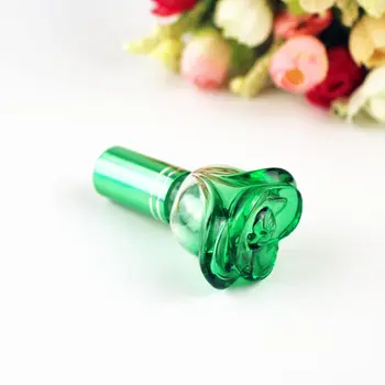 20pcs/daug 6ml Mini Spalvinga Rose Formos Stiklinis Kvepalų Buteliukas Parfum Kvepalų, Kosmetikos Pakuotės Buteliukas Daugkartiniai Stiklo Buteliukai
