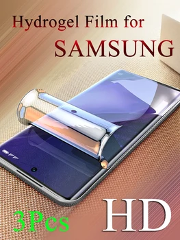 S20EF Hidrogelio Plėvelės Samsung Galaxy S20 Ultra S20 Plius screen protector Pastaba 20U S7 A9 Star A8S 2018 m., Minkštas Edge aprėptis