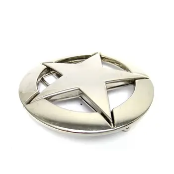 Drop Laivyba II Pasaulinio Karo JAV karinių balta penkiakampė žvaigždė logotipas diržo sagtis metalo Mažmeninės užsakymą kaubojus diržo sagtis