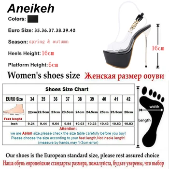 Aneikeh Moterų Siurbliai NAUJAS 2021 m. Vasaros Mados Laisvalaikio PVC Metalo Decoratio Vestuvių Basutės Ponios Batai 34-40 Zapatos De Mujer