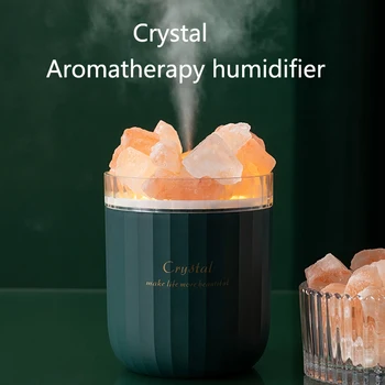 Nešiojamų Kristalų Aromatheraphy Drėkintuvas USB Belaidžio Aromato eterinis Aliejus Difuzoriaus Oro Humidificador su Atmosferą Lempa Namuose